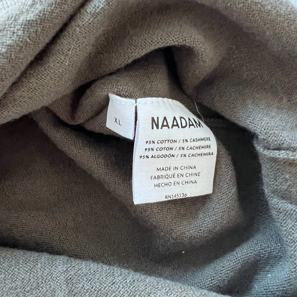 Men's Naadam Cotton Casmere Long Sleeve Henley - Picture 6 of 6